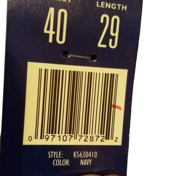 Men's Navy wrinkle free Khaki Pants size 40x29 NWT Stain Resistant - Picture 4 of 9